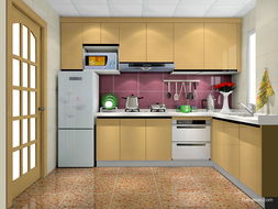 6.7平方珀斯午后整体橱柜厨房套餐F17846 打造高效生活新体验